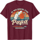 Soon Dad Future Father Announcing Baby for Dad T-Shirt - T-Shirt | Maroon