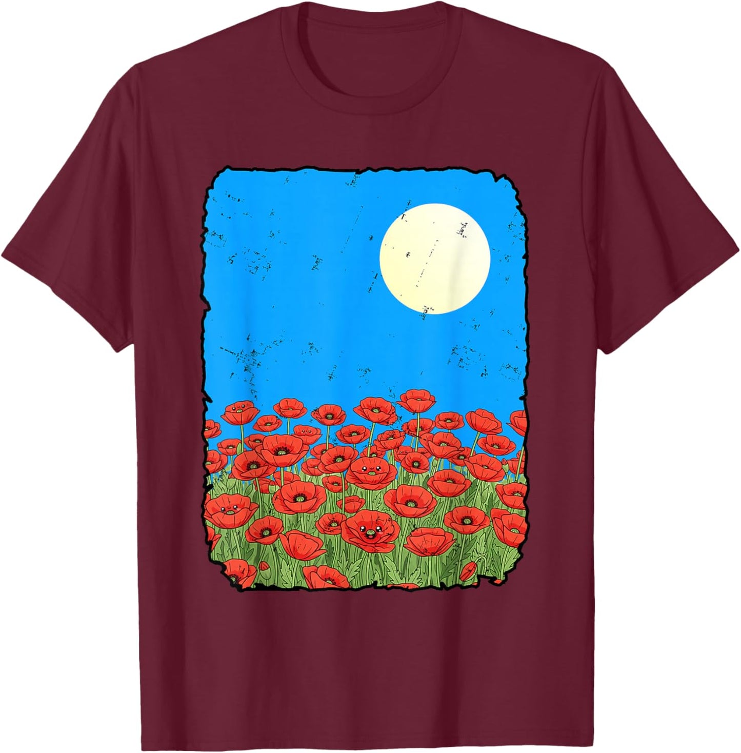 Coquelicots T-Shirt - T-Shirt | Maroon