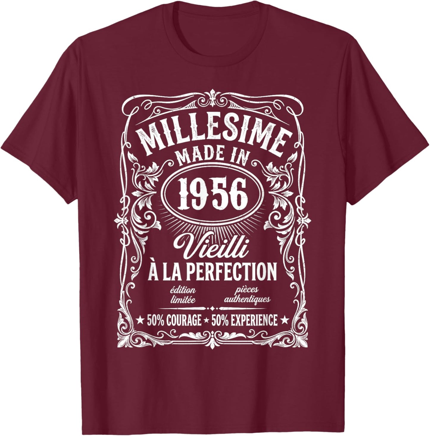 70 Years Vintage Limited Edition Gift Humour T-Shirt - T-Shirt | Maroon