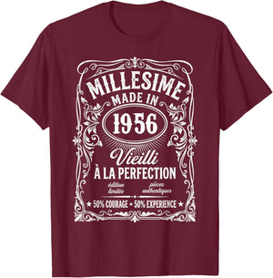 70 Years Vintage Limited Edition Gift Humour T-Shirt - T-Shirt | Maroon