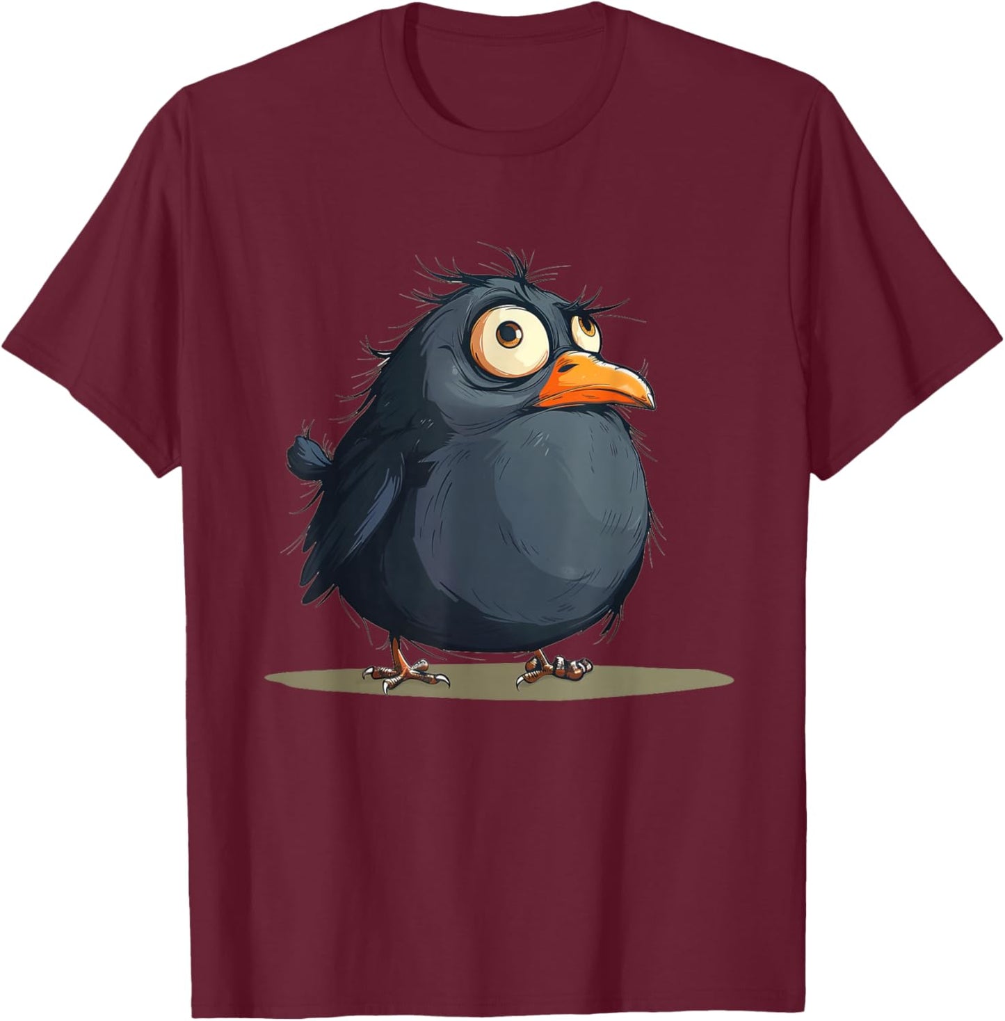 Pretty Plump Bird for funny fluffy Fat Birds Lovers T-Shirt - T-Shirt | Maroon