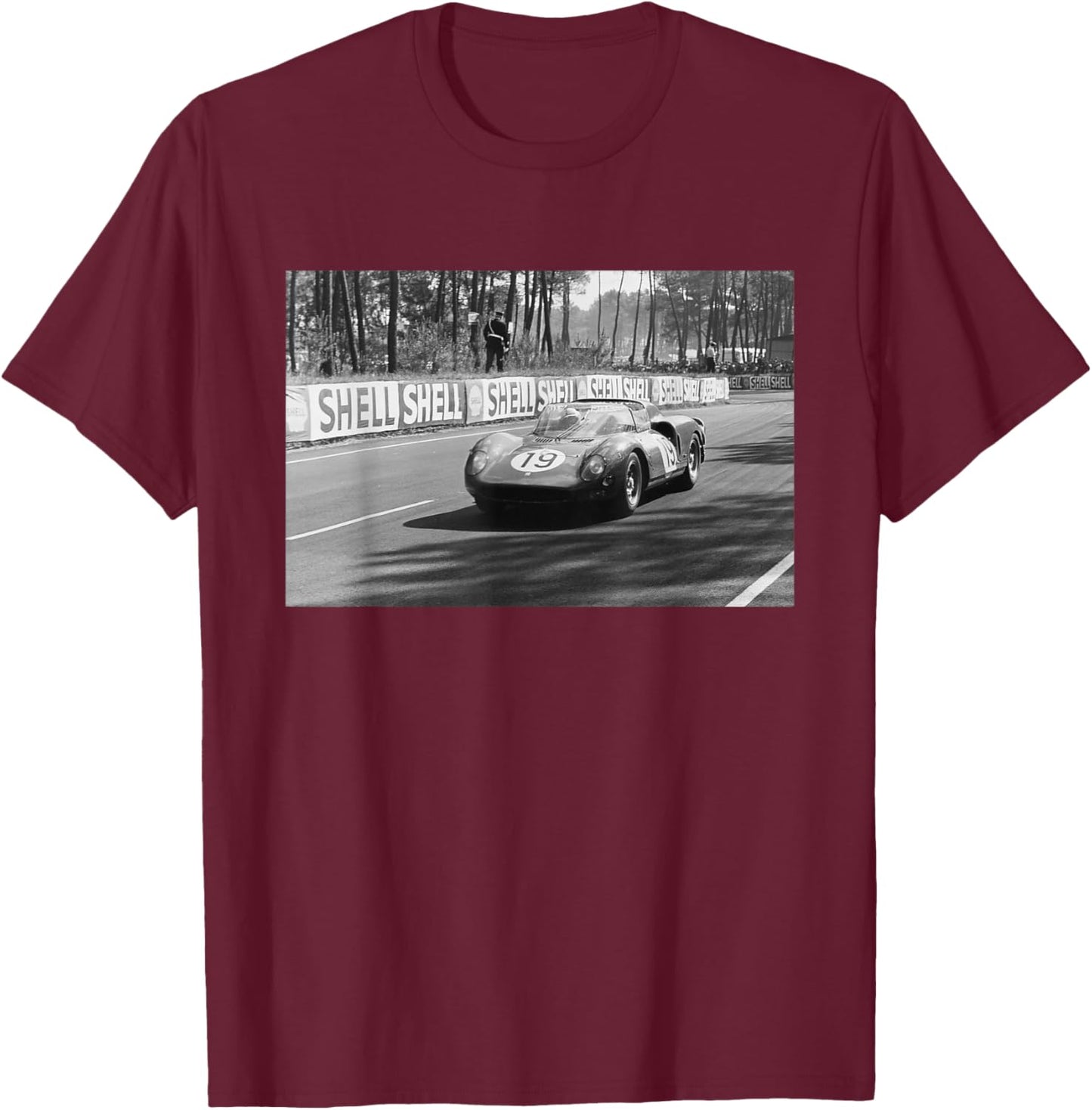 Ferrari 330 P2 Spyder John Surtees Le Mans Race 1965 T-Shirt - T-Shirt | Maroon
