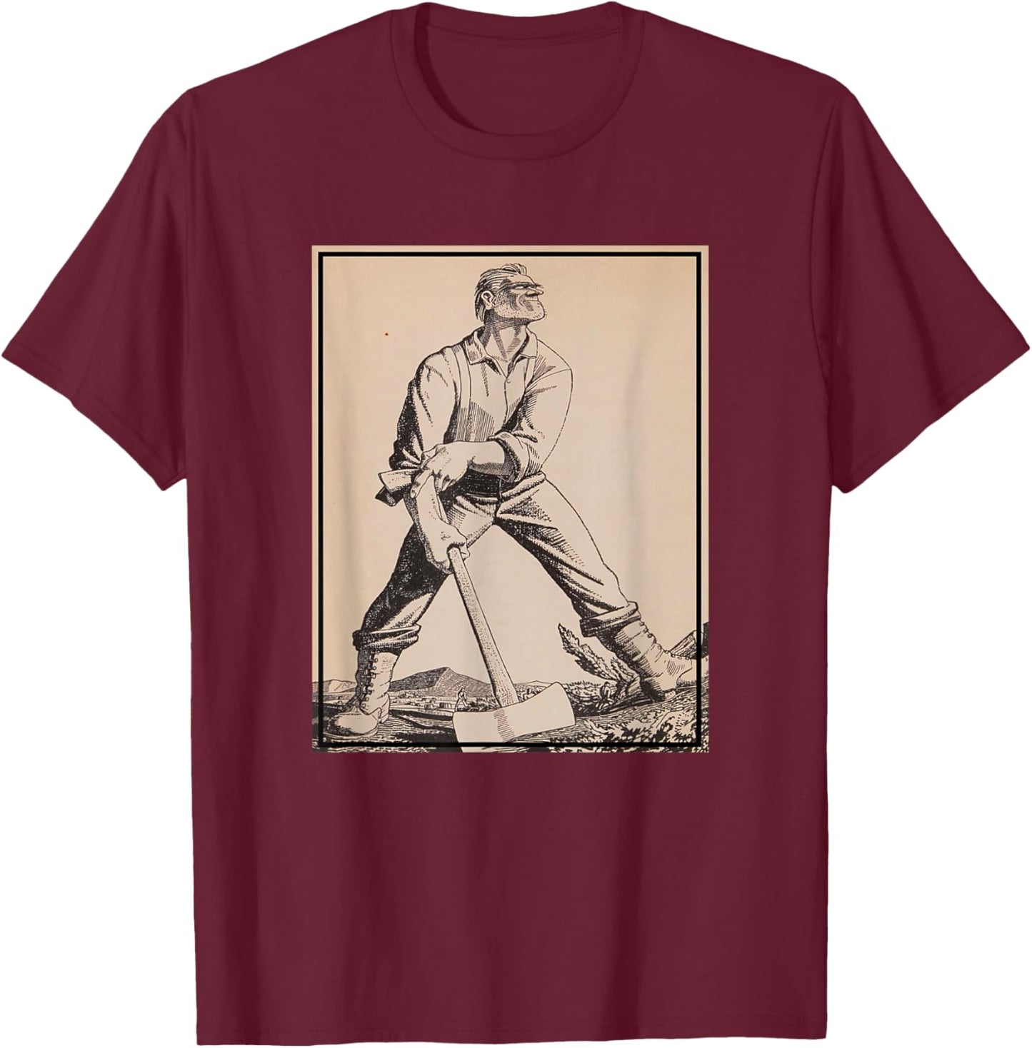 Paul Bunyan T-Shirt - T-Shirt | Maroon