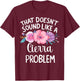 Cierra Personalized Cute Flower Girls Cierra Name T-Shirt - T-Shirt | Maroon