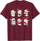 Funny Ghost Book Reading Christmas Books Lover Teacher Kids T-Shirt - T-Shirt | Maroon