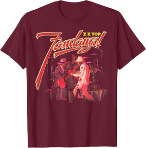 ZZ Top Fandango T-Shirt - T-Shirt | Maroon