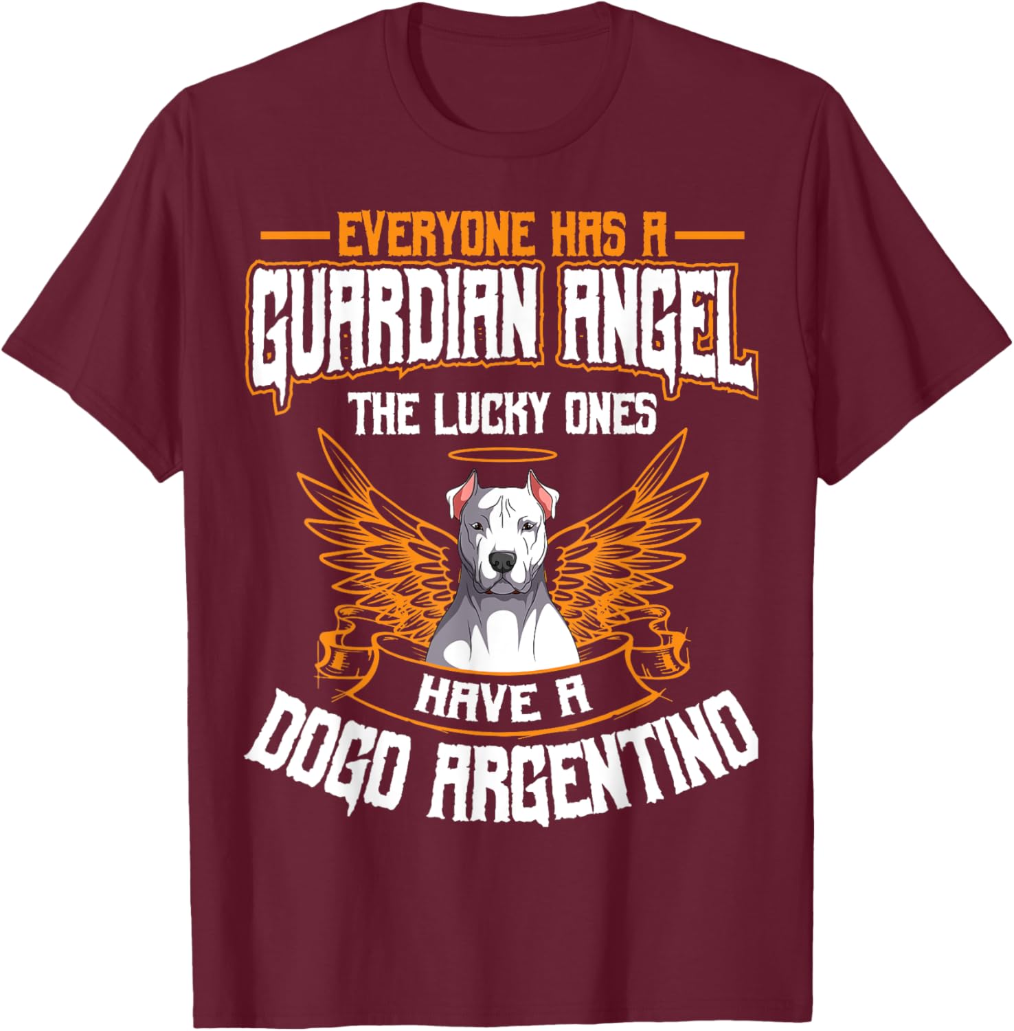 Dogo Argentino Breeder Hunting Dog Breed Owner Fur Parent Men Women T-Shirt - T-Shirt | Maroon