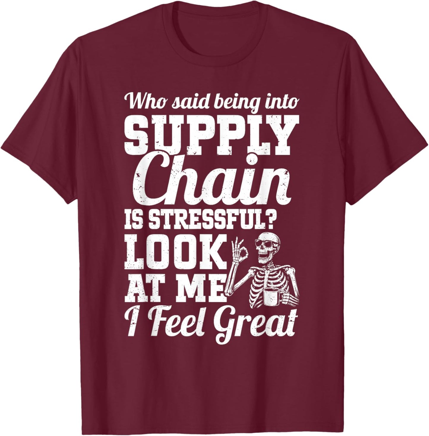 Supply Chain T-Shirt - T-Shirt | Maroon