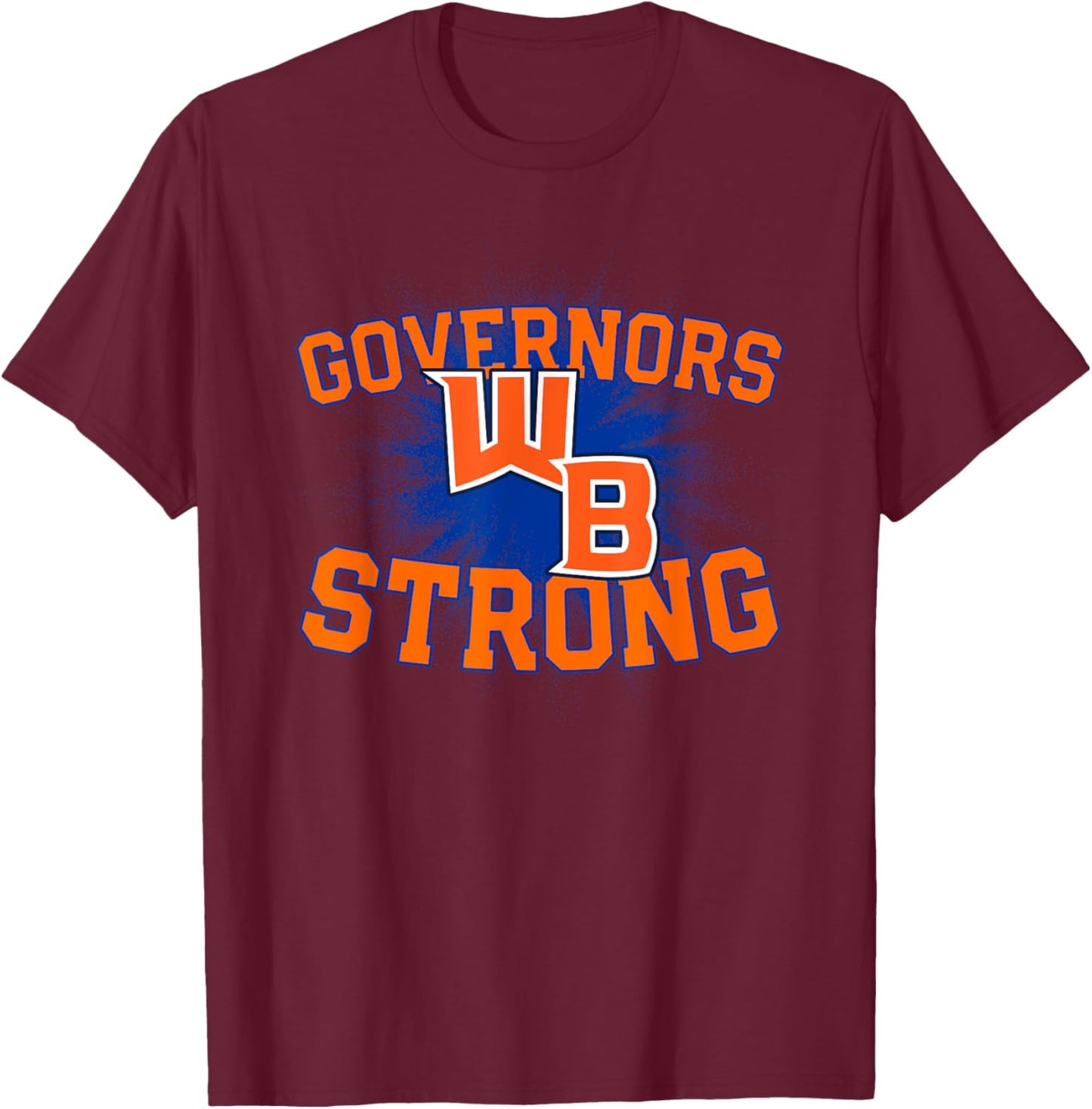 William Blount Governors Logo Strong Flag HS T-Shirt - T-Shirt | Maroon