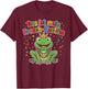 with German Text "Das ist Mein Frosch Kostü" (Das ist Mein T-Shirt - T-Shirt | Maroon