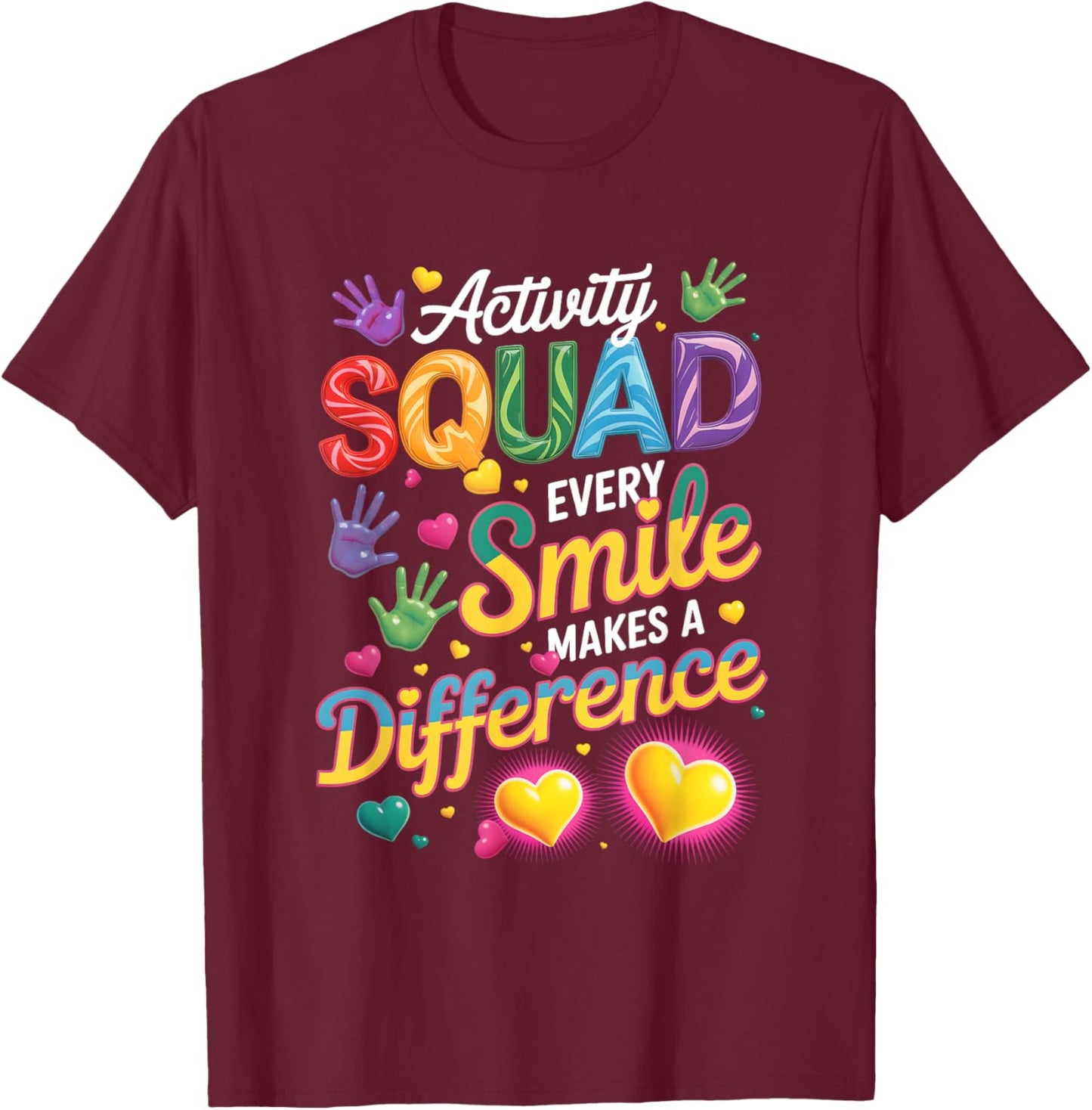 Activity Assistant Squad Team Professionals Week Director T-Shirt - T-Shirt | Maroon