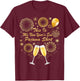 This is My New Years Eve Pajama Shirt Happy New Year 2026 T-Shirt - T-Shirt | Maroon