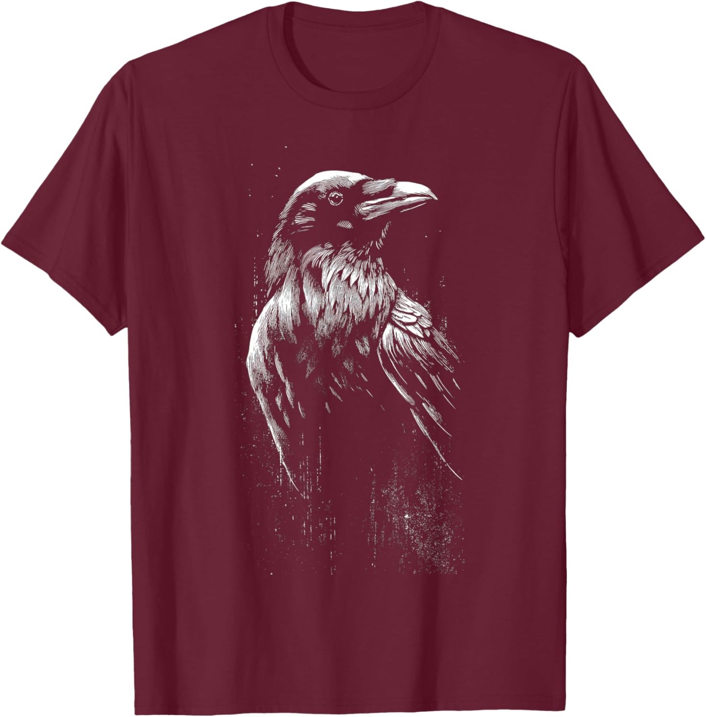 Gothic Raven Cool Women -6XL T-Shirt - T-Shirt | Maroon