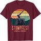 Vintage Funny Stumpfest 2024 Brisbane Get Sweaty T-Shirt - T-Shirt | Maroon
