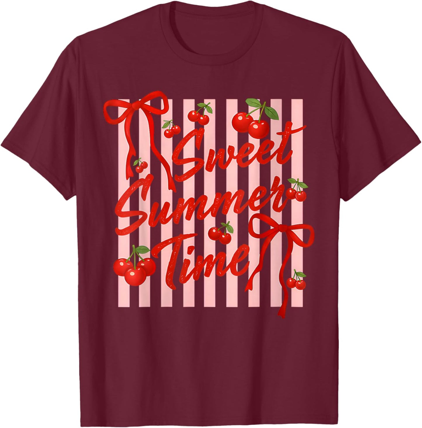Women Girls T-Shirt - T-Shirt | Maroon