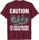 Funny Pottery Art Men Pottery Artist Pottery Maker T-Shirt - T-Shirt | Maroon