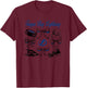 Tampa Bay Lightning Bows White NHL Officially Licensed T-Shirt - T-Shirt | Maroon