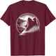 Shetland Sheepdog Dog Scene Sheltie Graphic Art Design T-Shirt - T-Shirt | Maroon
