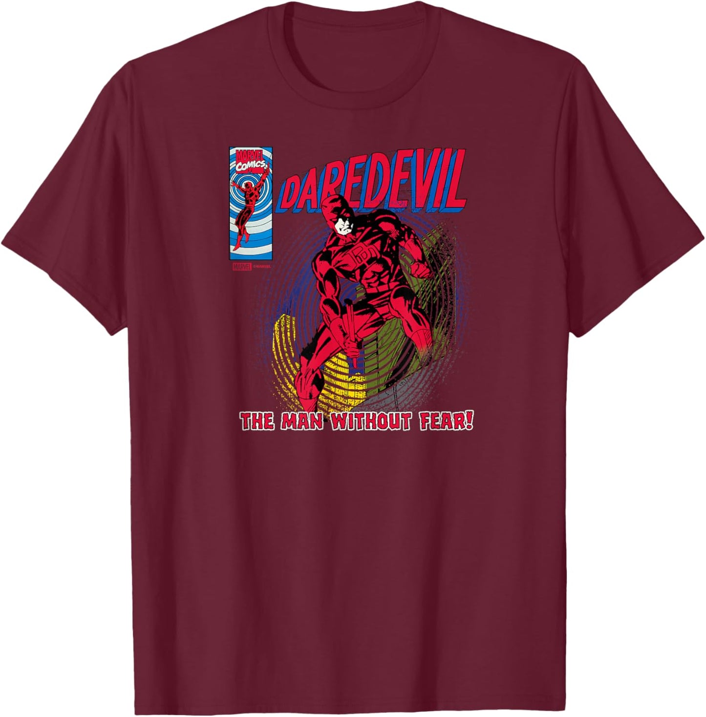 Daredevil - Comic Cover T-Shirt - T-Shirt | Maroon