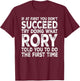 Rory - If at First You Don't Succeed Try Doing What T-Shirt - T-Shirt | Maroon