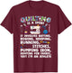 Funny Quilting Art Women Fabric Sewing Lover Quilter T-Shirt - T-Shirt | Maroon