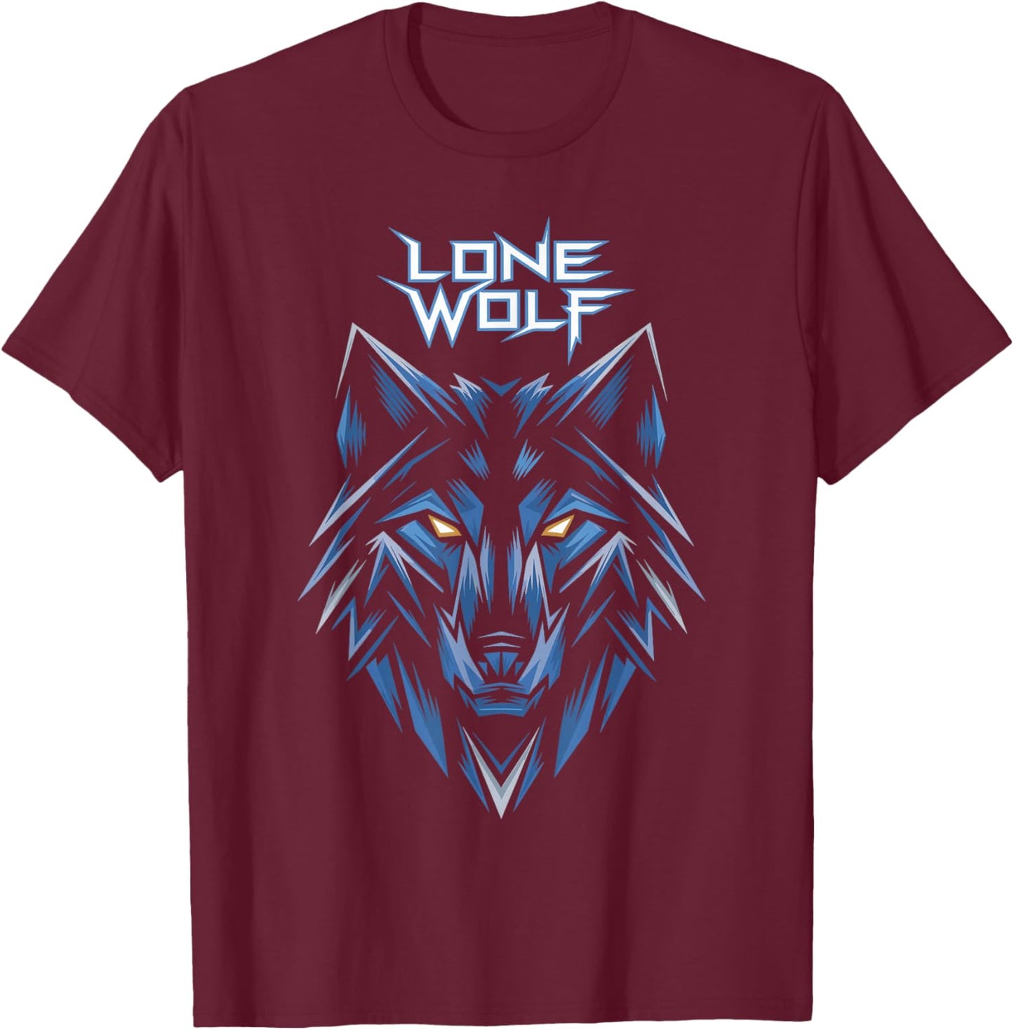 Lone Wolf T-Shirt - T-Shirt | Maroon