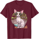 Funny dressed up naked cat costume Men Women T-Shirt - T-Shirt | Maroon