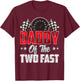 2 year old racing car two fast birthday 2nd Family Daddy T-Shirt - T-Shirt | Maroon