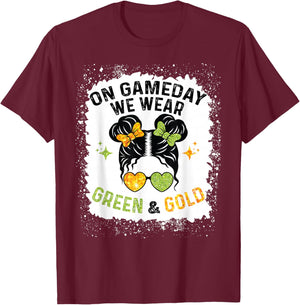 Messy Football T-Shirt - T-Shirt | Maroon