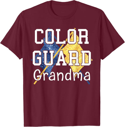 Color Guard Grandma T-Shirt - T-Shirt | Maroon