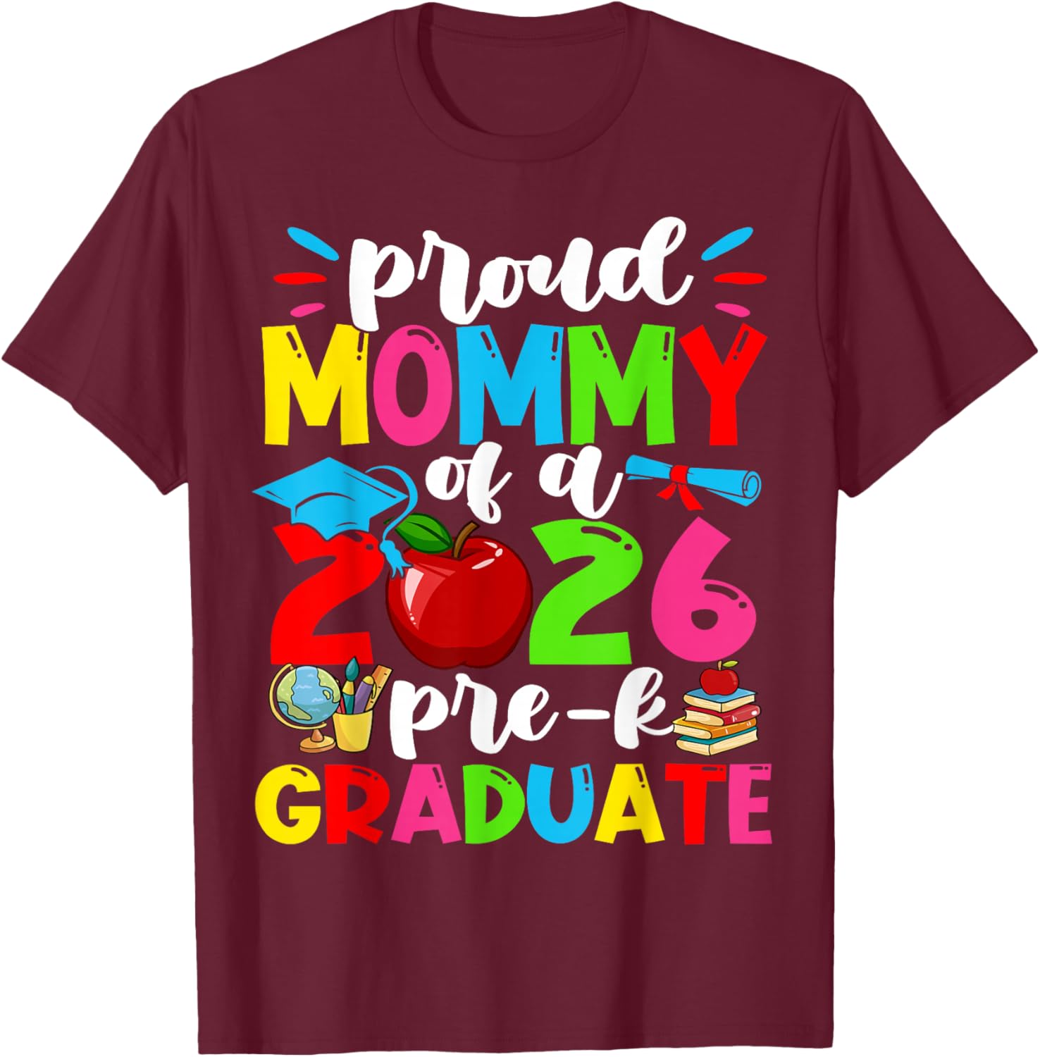 Graduation T-Shirt - T-Shirt | Maroon
