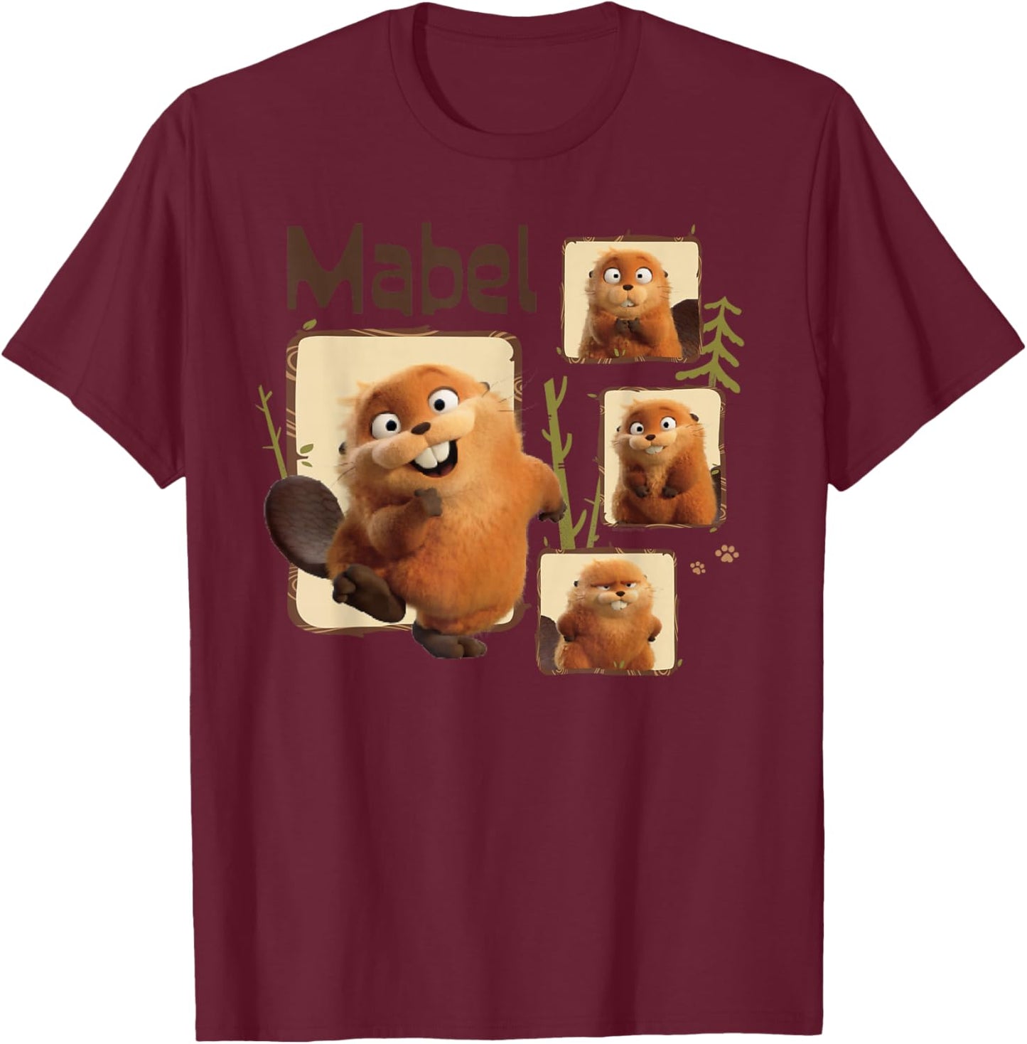 Disney and Pixar's Hoppers Beaver Mabel Tanaka T-Shirt - T-Shirt | Maroon