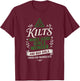 Kilts Make Good Girls Wonder - Funny Scottish Humor T-Shirt - T-Shirt | Maroon