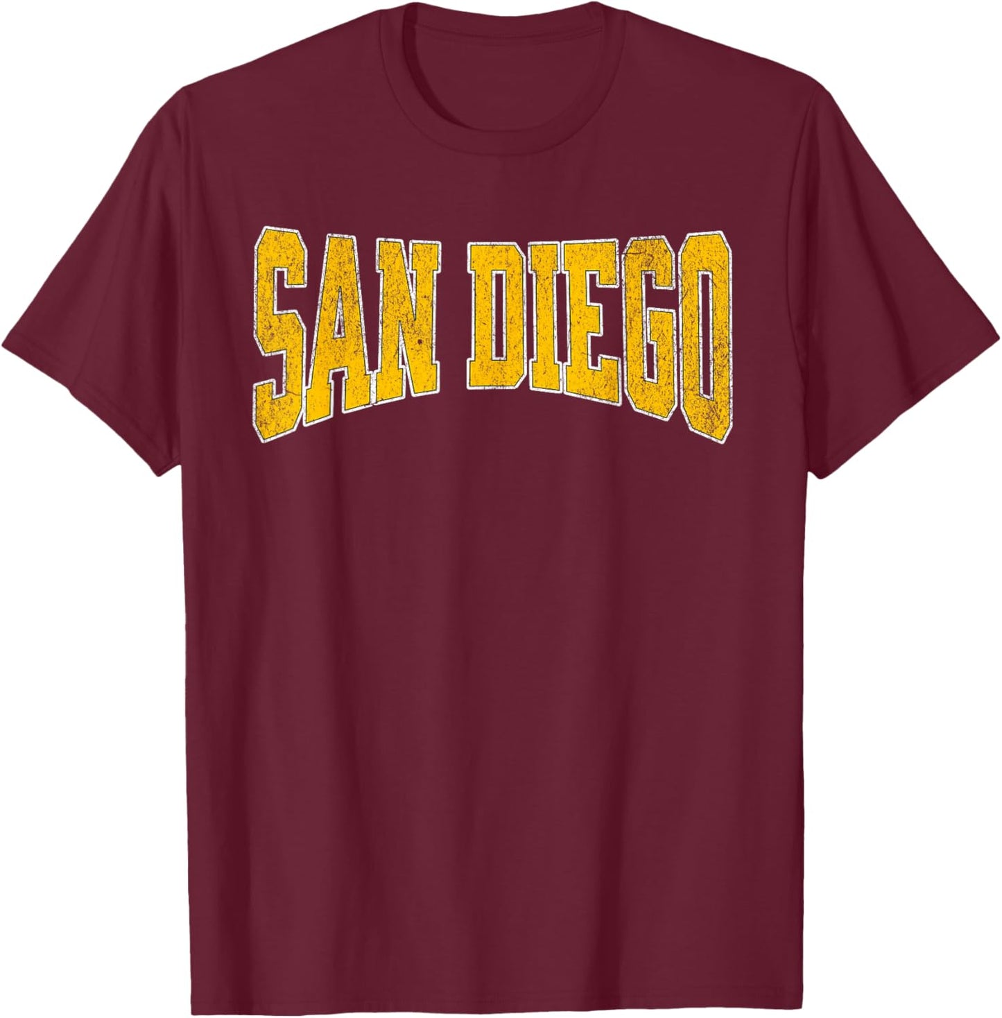 San diego vintage city T-Shirt - T-Shirt | Maroon