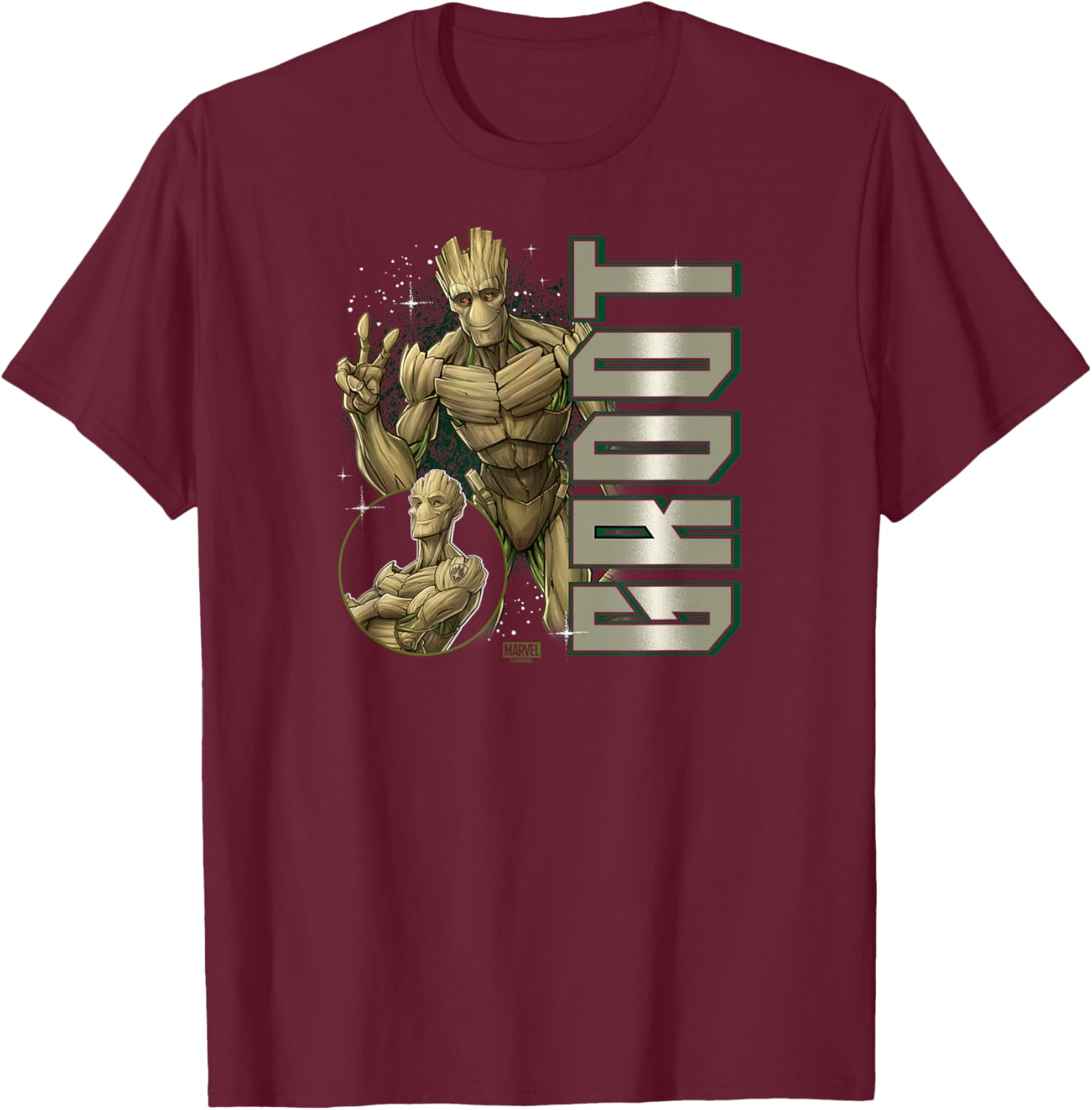 Guardians of The Galaxy - Groot Bootleg T-Shirt - T-Shirt | Maroon