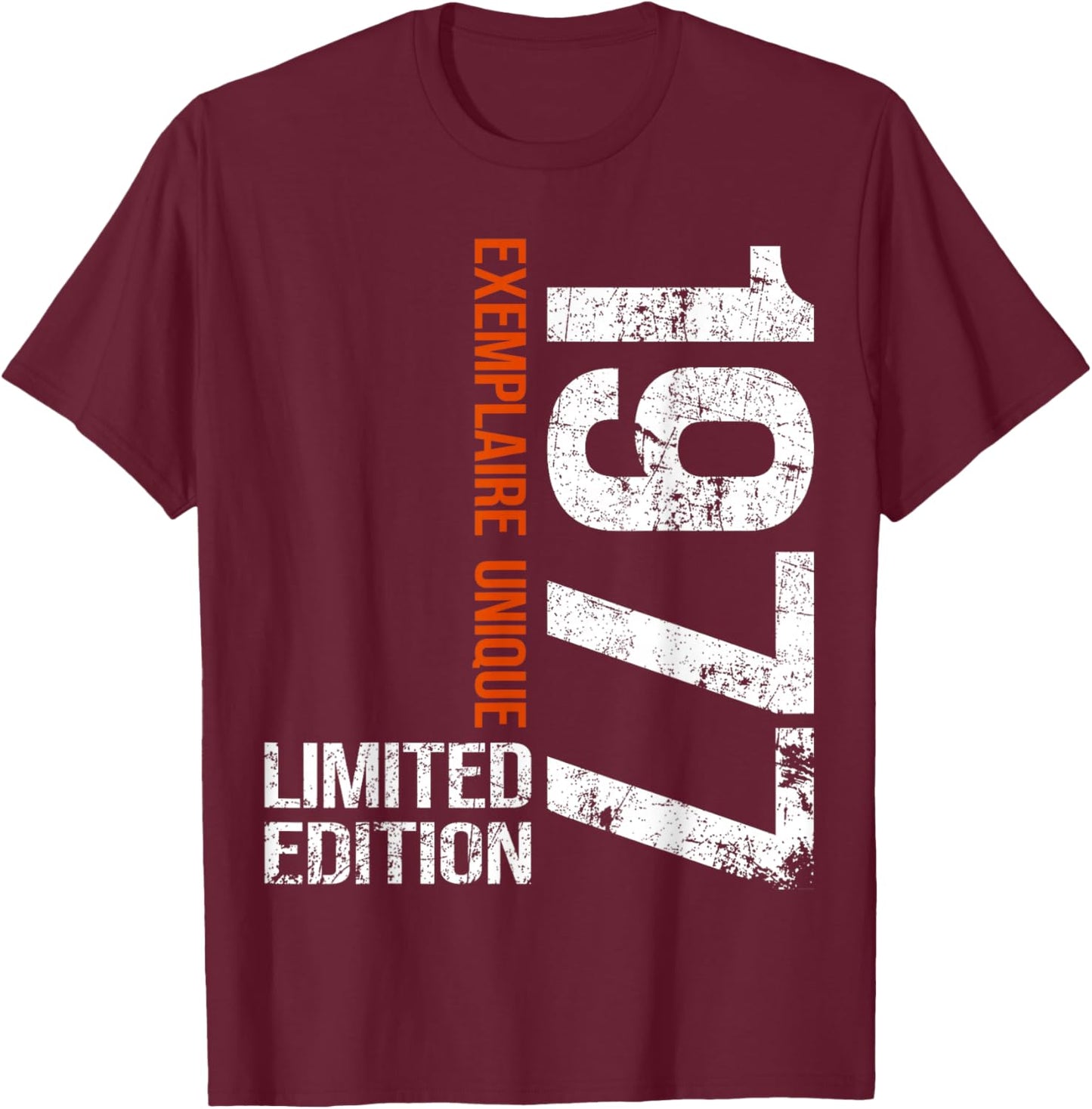 48th Anniversary 1977 Vintage 48 Years Old Men Vintage 1977 T-Shirt - T-Shirt | Maroon