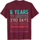6th Birthday Kids Six Bday 6 Year Old Birthday Boy Girl T-Shirt - T-Shirt | Maroon