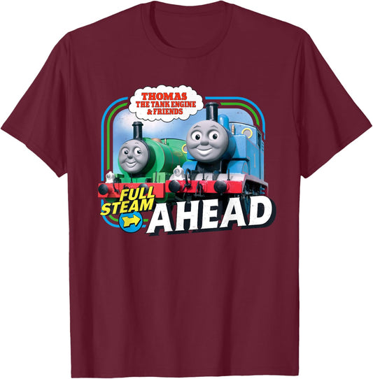 Thomas & Friends Full Steam Ahead T-Shirt - T-Shirt | Maroon