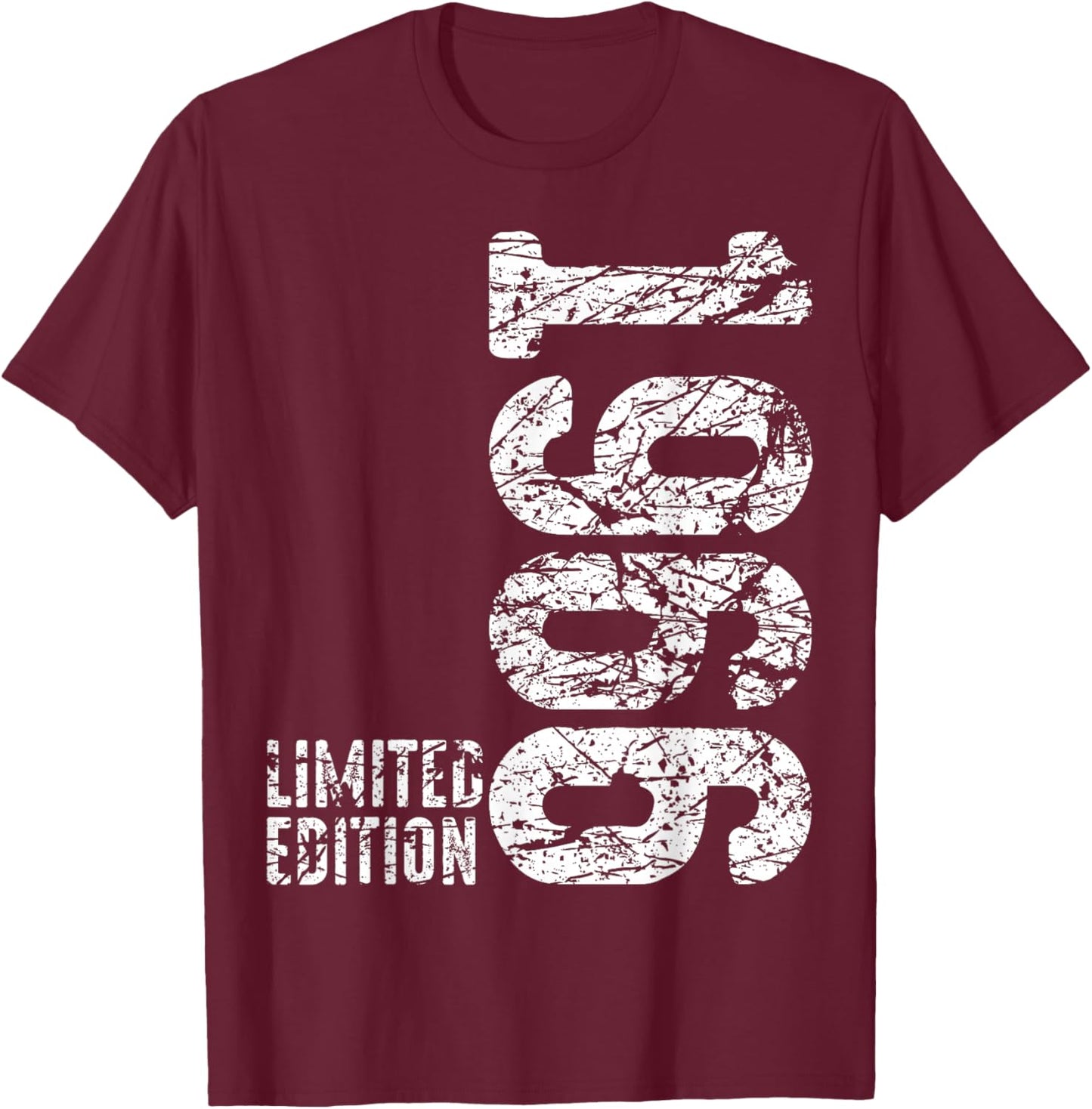 60th Birthday Man Woman 60 Years 1966 Decorative Gift Funny T-Shirt - T-Shirt | Maroon