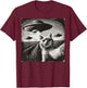 Cat Selfie Alien Ufo Funny Space Kitten Meme Men Women Kids T-Shirt - T-Shirt | Maroon