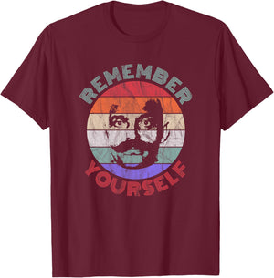 Gurdjieff - Remember Yourself - Souviens-Toi De Toi v4 Haut de Gamme T-Shirt - T-Shirt | Maroon