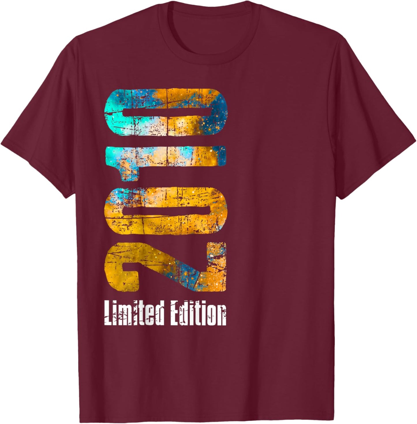 16 Years Boy Girl Birthday 16 Years Limited Edition 2010 T-Shirt - T-Shirt | Maroon