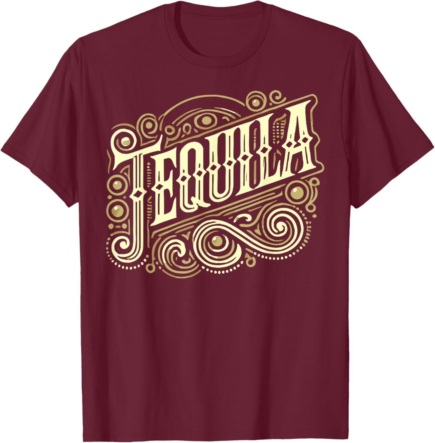 Tequila Lime Salt Mexican Group Drinker Costume Party T-Shirt - T-Shirt | Maroon