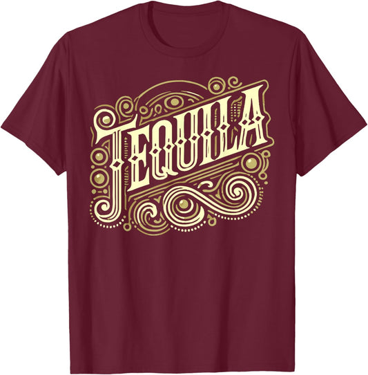 Tequila Lime Salt Mexican Group Drinker Costume Party T-Shirt - T-Shirt | Maroon