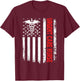 Urgent Care Nurse American Flag 4th of July Registered Nurse Women Men T-Shirt - T-Shirt | Maroon