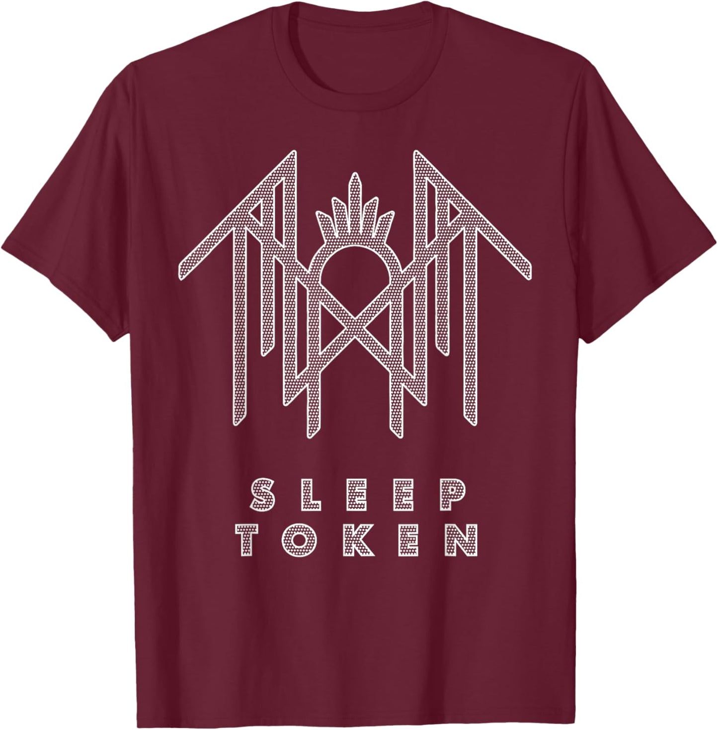 Sleep Token Logo Navy T-Shirt - T-Shirt | Maroon
