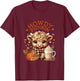 Highland Cow, Cute and Cozy Ready for Fall Fun! T-Shirt - T-Shirt | Maroon