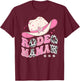Rodeo Mamaw Pink CowGirl 1St Birthday Family Matching T-Shirt - T-Shirt | Maroon
