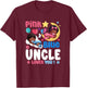 Pink Or Blue Uncle Loves You Baby Gender Reveal Party T-Shirt - T-Shirt | Maroon