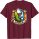 Shark Loves Pickles Vintage T-Shirt - T-Shirt | Maroon